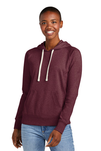 District® Women’s Re-Fleece™ Hoodie with choice of screen print. Print color will vary depending on the color of the item.