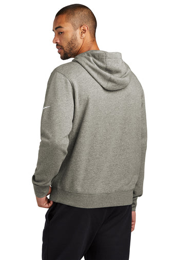 Nike Club Fleece Sleeve Swoosh Pullover Hoodie With choice of Full Front or Circle embroidery
