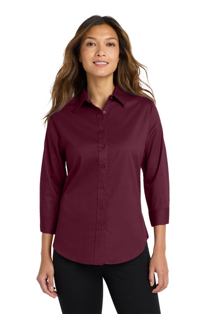 Port Authority® Women's 3/4-Sleeve Easy Care Shirt