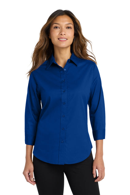 Port Authority® Women's 3/4-Sleeve Easy Care Shirt