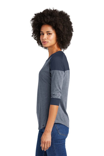 New Era® Women's Heritage Blend 3/4-Sleeve Baseball Raglan Tee