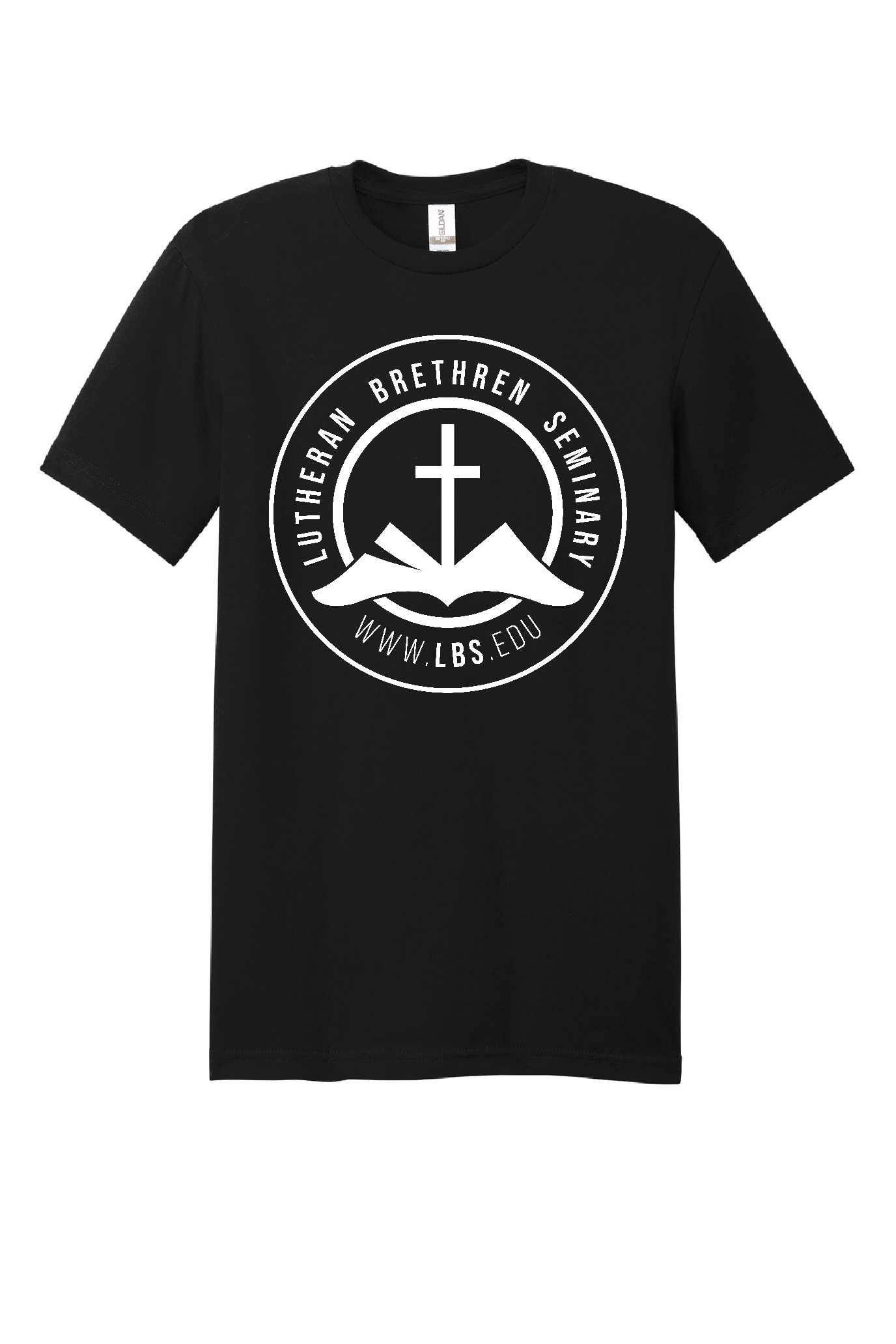 Port & Company® Tall Core Blend Tee with choice of screen print. Print color will vary depending on the color of the item.