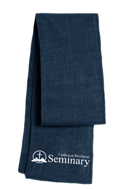 Port & Company® - Knitted Scarf with Embroidery. Color of stitching to be determined by color of fabric.