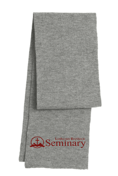 Port & Company® - Knitted Scarf with Embroidery. Color of stitching to be determined by color of fabric.