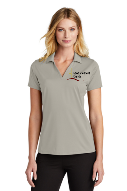 Port Authority® Ladies Performance Staff Polo with left chest embroidery. Stitching will vary depending on color of item.
