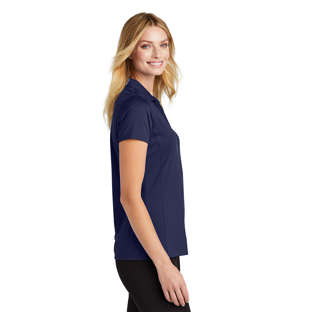 Port Authority® Ladies Performance Staff Polo with left chest embroidery. Stitching will vary depending on color of item.
