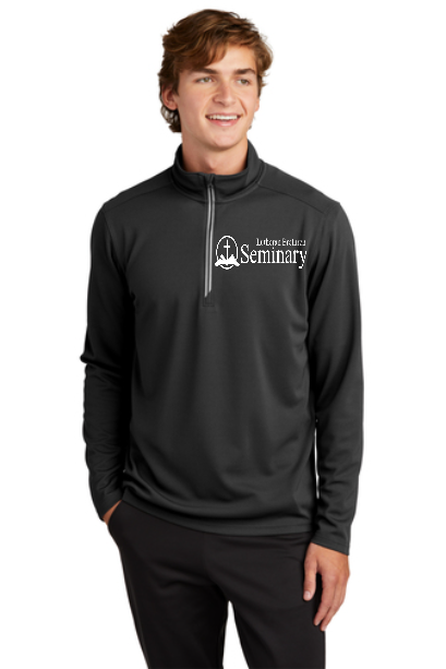 Sport-Tek® Sport-Wick® Textured 1/4-Zip Pullover with Left chest Embroidery. Stitching will vary depending on color of item.