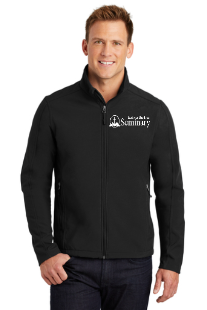 Port Authority® Core Soft Shell Jacket with left chest embroidery. Stitching will vary depending on color of item.