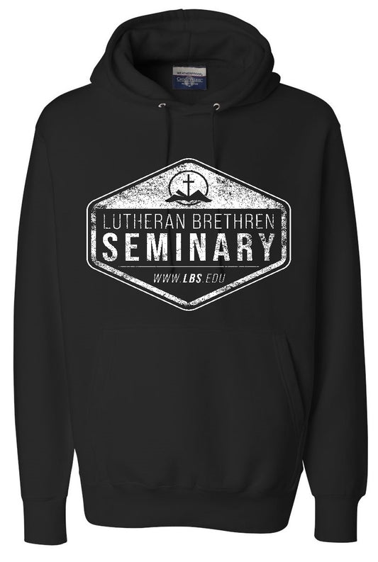 Weatherproof - Cross Weave™ Hooded Sweatshirt with choice of screen print.  Print color will vary depending on the color of the item.