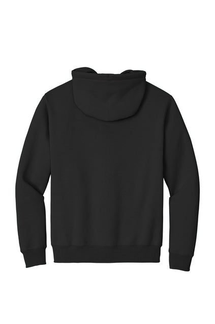 Port & Co™ Essential Fleece Full-Zip Hooded Sweatshirt with left chest Embroidery