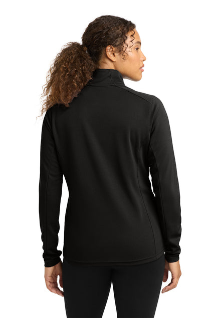 Sport-Tek® Women's Sport-Wick® Textured 1/4-Zip Pullover