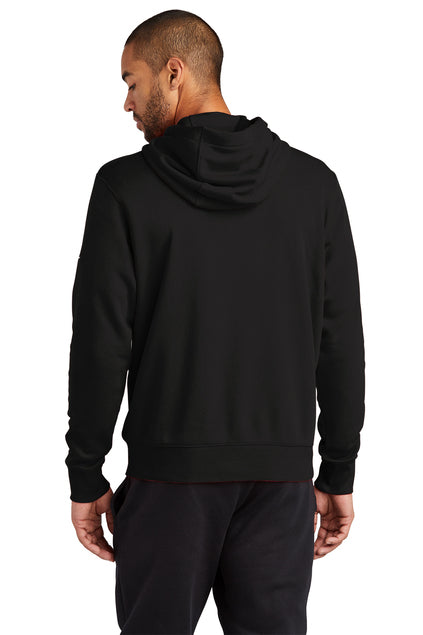 Nike Club Fleece Sleeve Swoosh Full-Zip Hoodie with left front embroidery