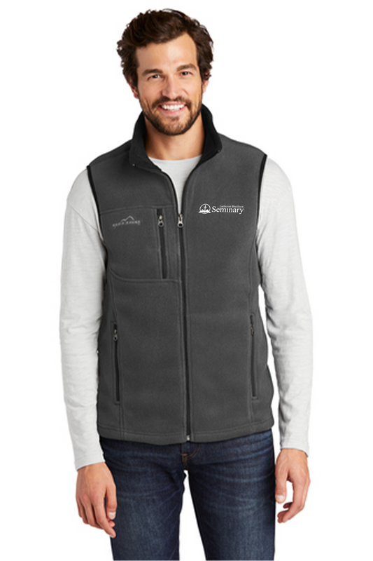 Eddie Bauer - Fleece Vest with left chest embroidery. Stitching will vary depending on color of item.