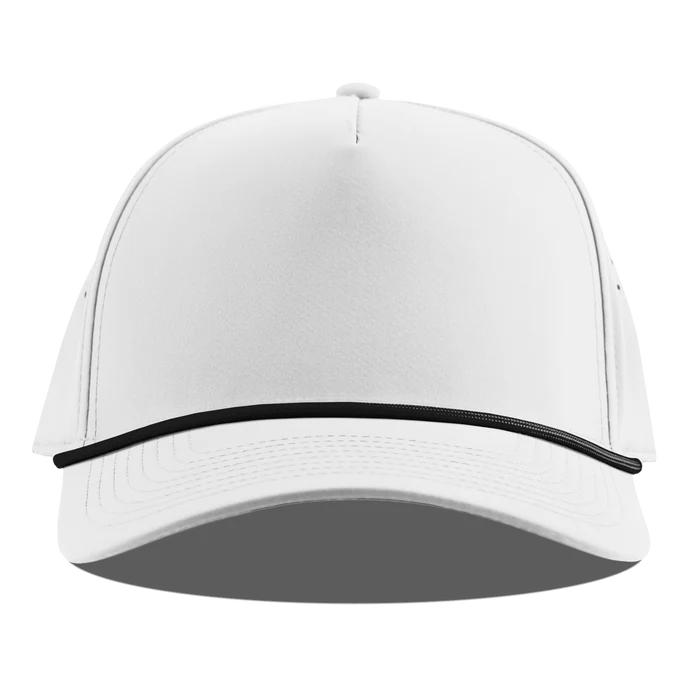 Branded BillBare Curved 5 Panel Rope Hat with front embroidery
