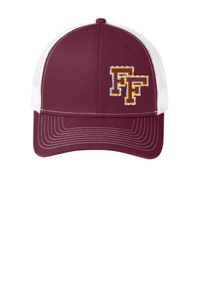 Richardson Snapback Trucker Cap - 112 with offset embroidery