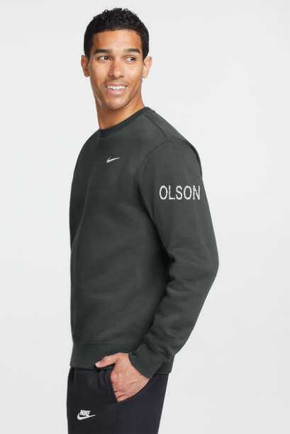 Name embroidered on sleeve