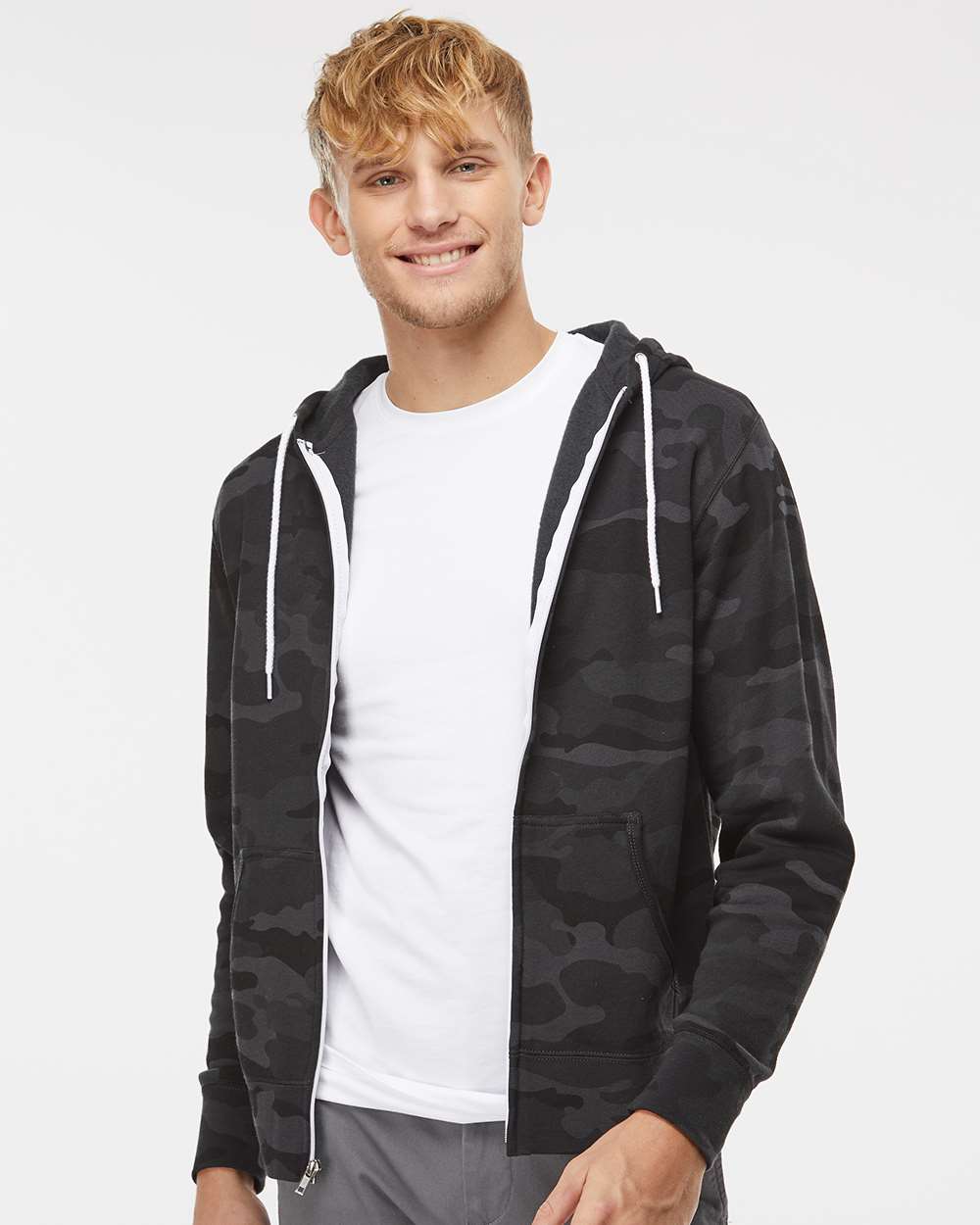 Independent Trading Co. - Lightweight Full-Zip Hooded Sweatshirt